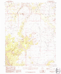 Hatch Rock 1987 topographic map thumbnail