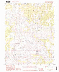 Hatch Trading Post 1985 topographic map thumbnail
