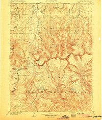 Hayden Peak 1903 topographic map thumbnail