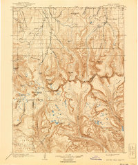 Hayden Peak 1903 topographic map thumbnail