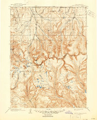 Hayden Peak 1903 topographic map thumbnail