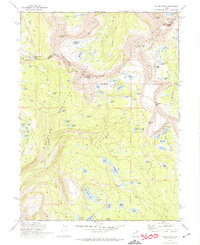 Hayden Peak 1972 topographic map thumbnail