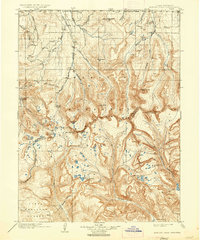 Hayden Peak 1903 topographic map thumbnail