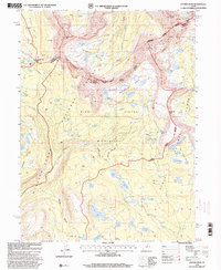 Hayden Peak 1996 topographic map thumbnail