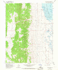 Hayes Canyon 1966 topographic map thumbnail