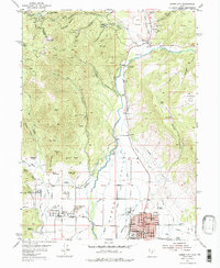 Heber City 1955 topographic map thumbnail