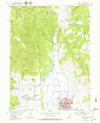 Heber City 1955 topographic map thumbnail