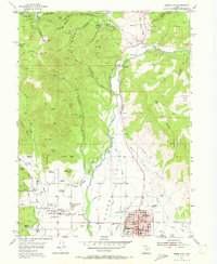 Heber City 1955 topographic map thumbnail