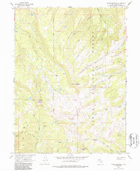 Heber Mountain 1967 topographic map preview
