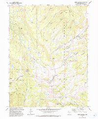 Heber Mountain 1993 topographic map thumbnail