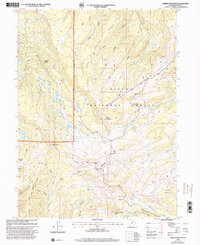 Heber Mountain 1998 topographic map thumbnail
