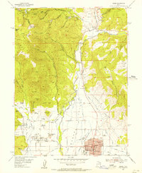 Heber 1955 topographic map thumbnail