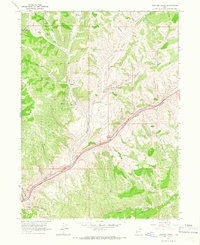Heiners Creek 1964 topographic map thumbnail