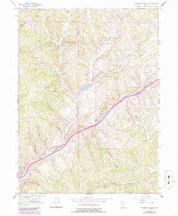 Heiners Creek 1964 topographic map thumbnail