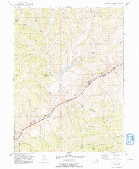 Heiners Creek 1991 topographic map thumbnail