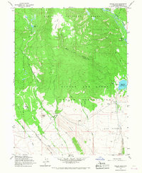 Heller Lake 1965 topographic map thumbnail
