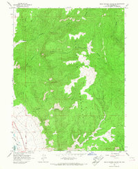 Hells Kitchen Canyon SE 1965 topographic map thumbnail