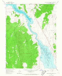 Hells Kitchen Canyon SW 1965 topographic map thumbnail