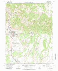 Helper 1972 topographic map thumbnail