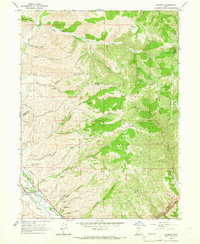Henefer 1964 topographic map preview