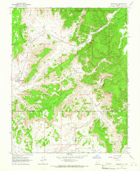 Henrieville 1964 topographic map thumbnail