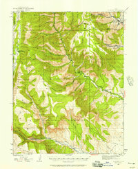 Hiawatha 1923 topographic map preview