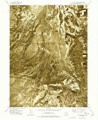 Hickman Knolls 1973 topographic map thumbnail