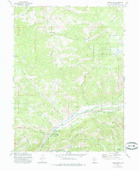 Hidden Lake 1972 topographic map thumbnail