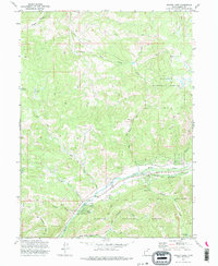 Hidden Lake 1972 topographic map thumbnail