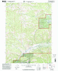 Hidden Lake 1998 topographic map thumbnail