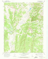 Hilgard Mtn 1968 topographic map thumbnail