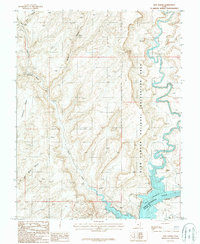 Hite North 1987 topographic map thumbnail