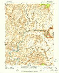 Hite 1952 topographic map thumbnail