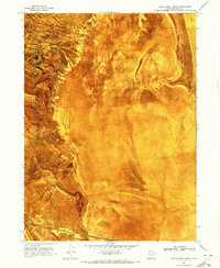 Hogup Ridge North 1969 topographic map thumbnail