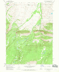 Hole In The Rock 1967 topographic map thumbnail