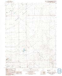 Hole-in-the-Wall Reservoir 1991 topographic map thumbnail