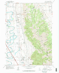 Honeyville 1961 topographic map thumbnail