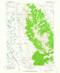 Honeyville 1961 topographic map thumbnail