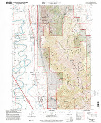 Honeyville 1998 topographic map thumbnail