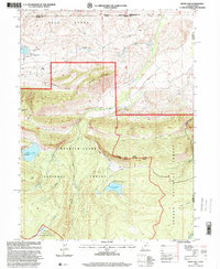 Hoop Lake 1996 topographic map thumbnail