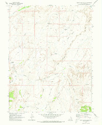 Horn Silver Gulch 1969 topographic map thumbnail