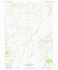 Horn Silver Gulch 1969 topographic map thumbnail