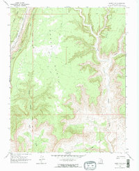 Horse Flat 1964 topographic map thumbnail