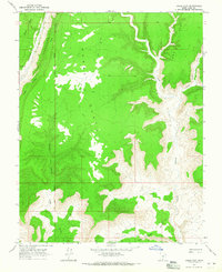 Horse Flat 1964 topographic map thumbnail