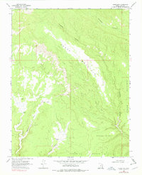 Horse Mtn 1968 topographic map thumbnail
