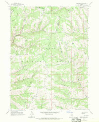 Horse Ridge 1968 topographic map thumbnail
