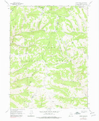 Horse Ridge 1968 topographic map thumbnail