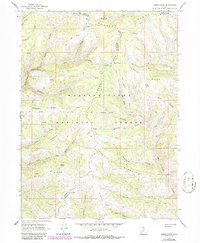 Horse Ridge 1968 topographic map thumbnail
