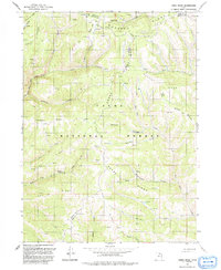 Horse Ridge 1991 topographic map thumbnail