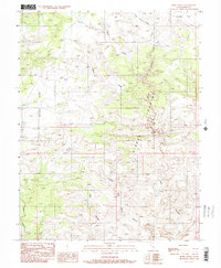 Horse Valley 1988 topographic map thumbnail
